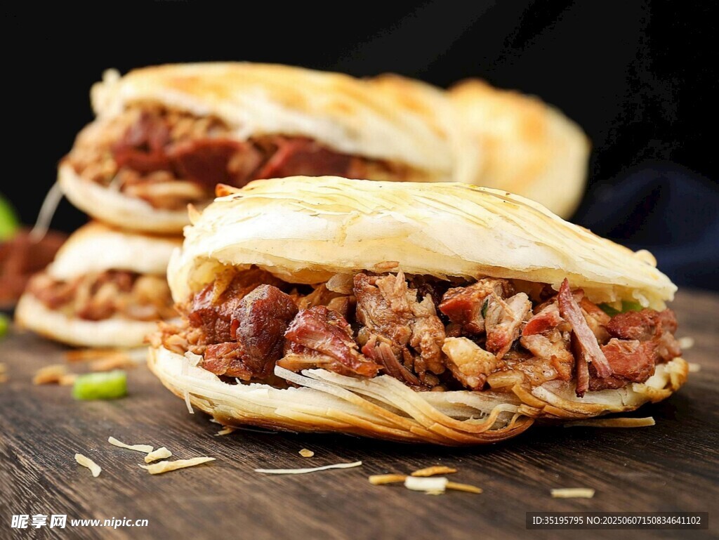 美味肉夾饃特寫(xiě)