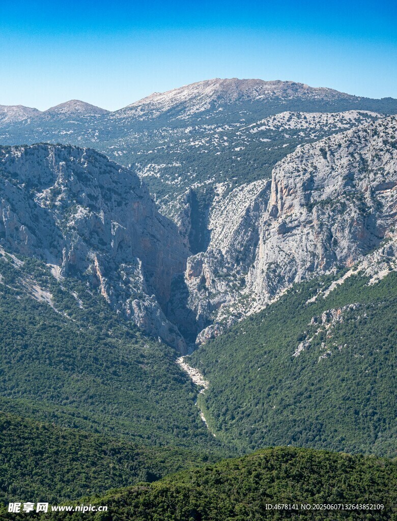 壯麗山谷自然風光美景