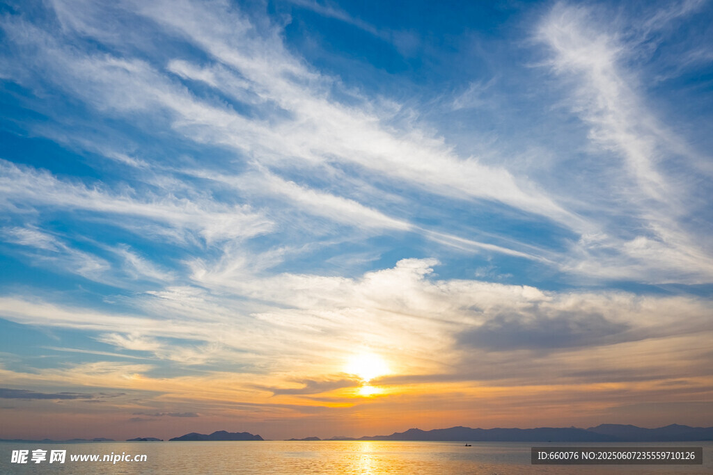 海上日落美景