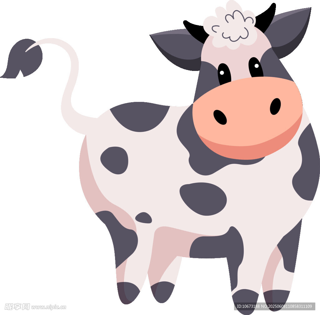可愛(ài)斑點(diǎn)小牛
