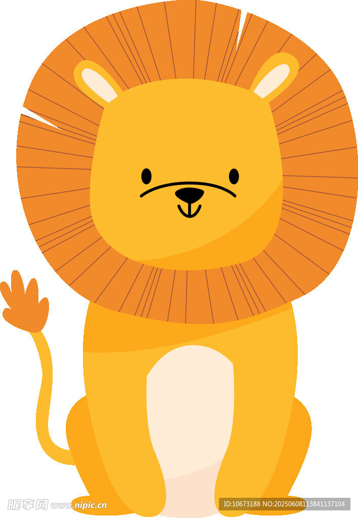 可愛小獅子卡通形象