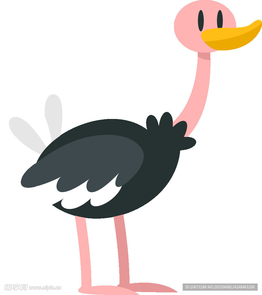 卡通鴕鳥(niǎo)形象
