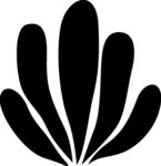 簡約花瓣形圖標