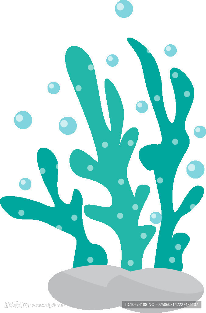 海底珊瑚插畫