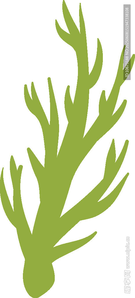 綠色海草圖標