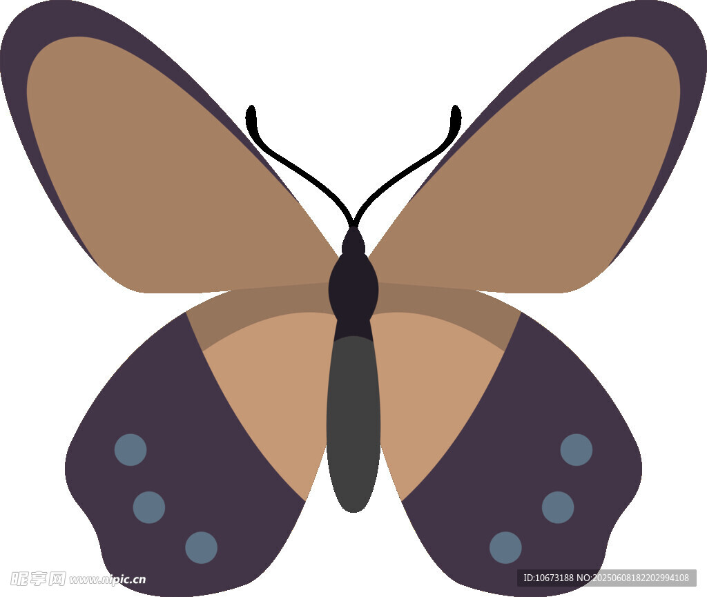 彩色蝴蝶插畫(huà)