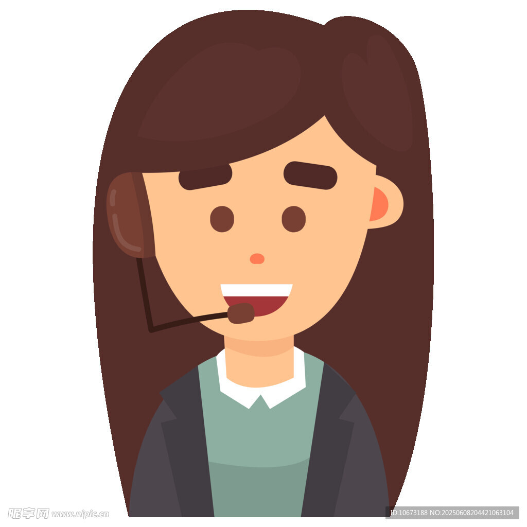 客服女性頭像