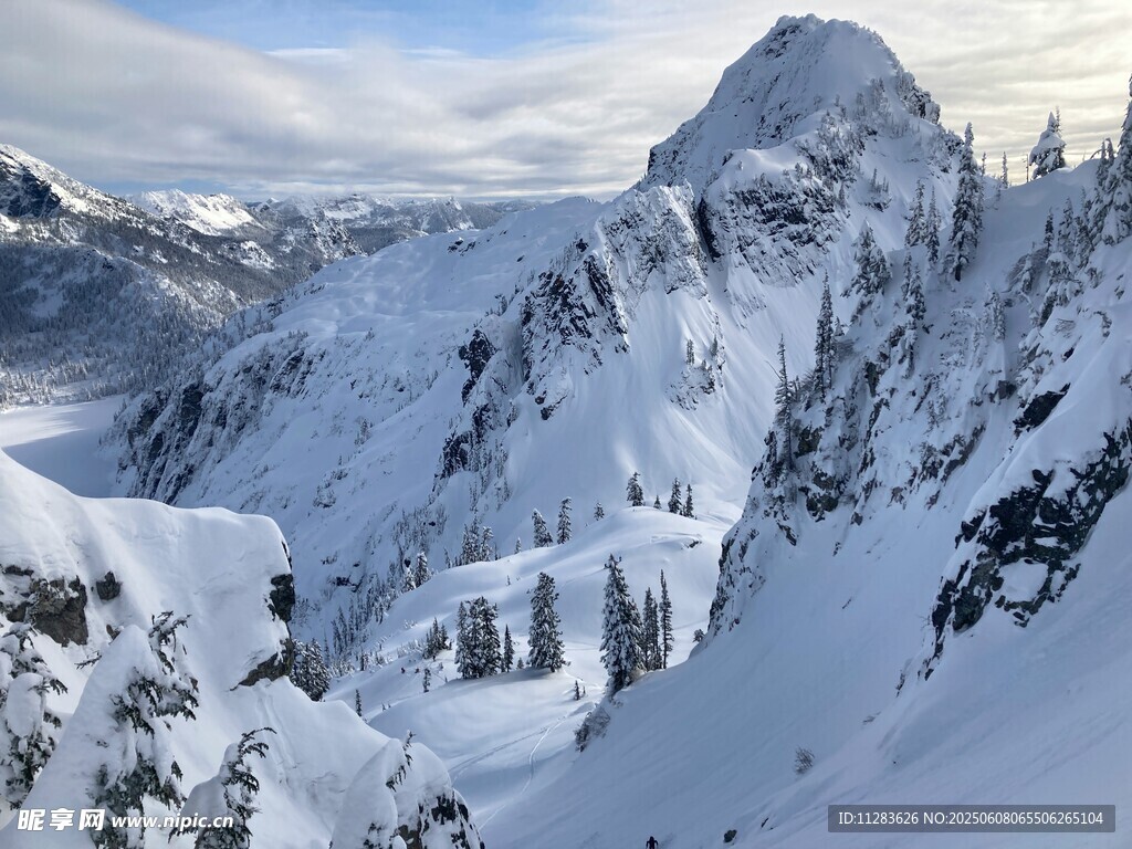壯麗雪山美景