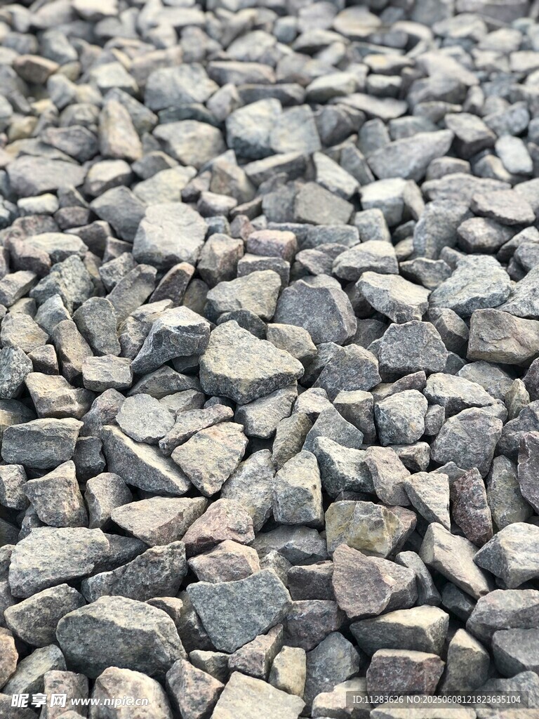 碎石特寫