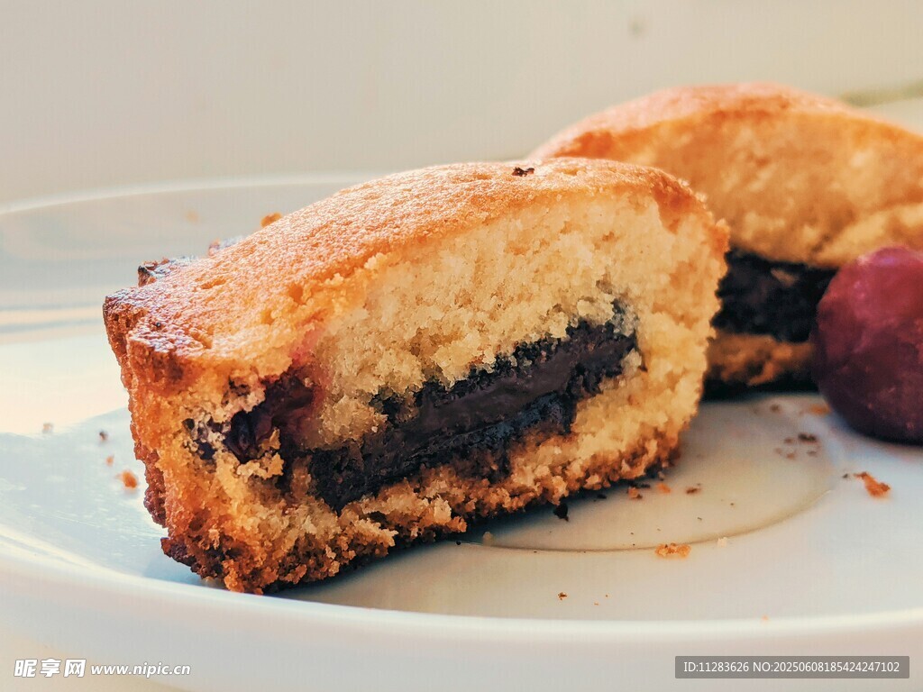 夾心糕點特寫