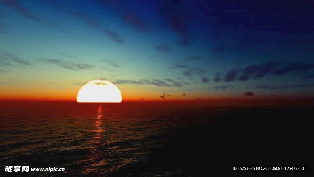 海上日落美景