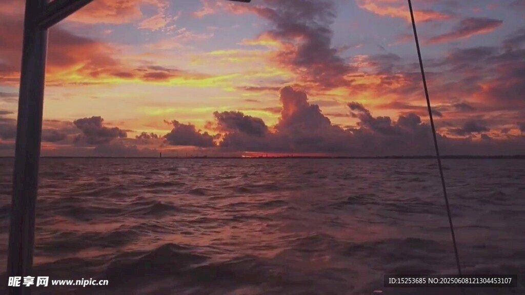 海上絕美日落風(fēng)景