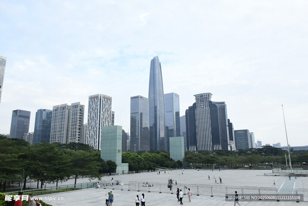 廣場高層建筑大廈