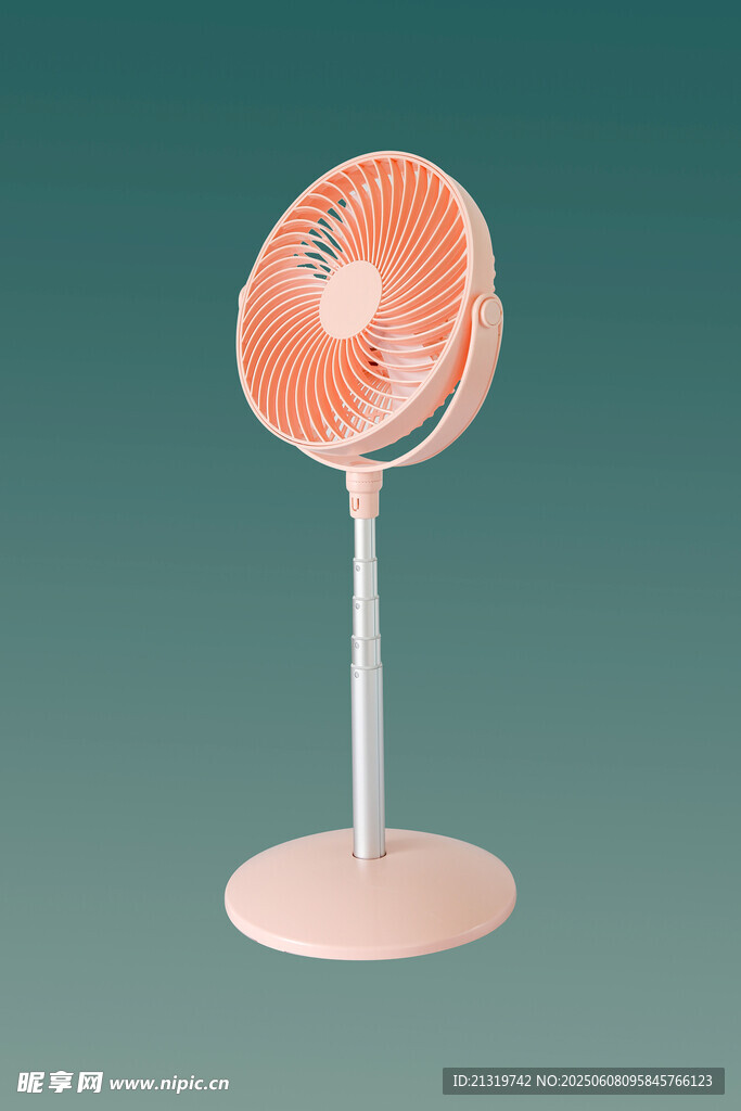 粉色臺式小風(fēng)扇展示