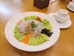 精美擺盤的特色蔬菜菜肴