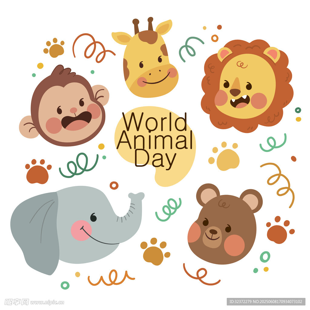 世界動物日可愛動物集合