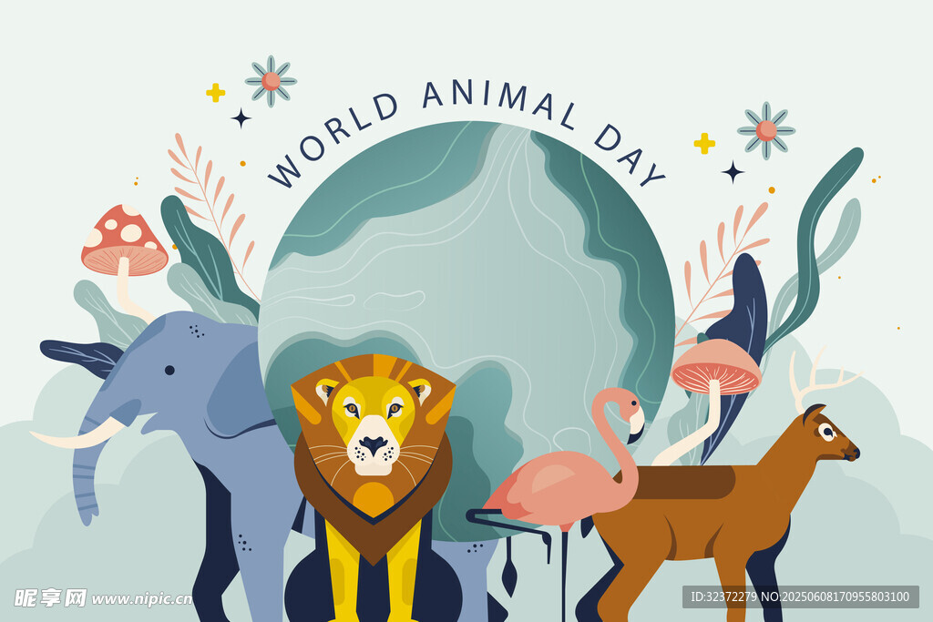 世界動物日的可愛動物們