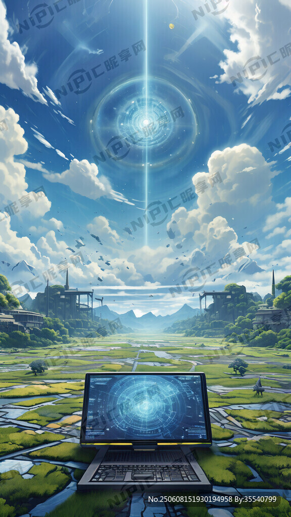 網絡世界游戲風格戶外大空地