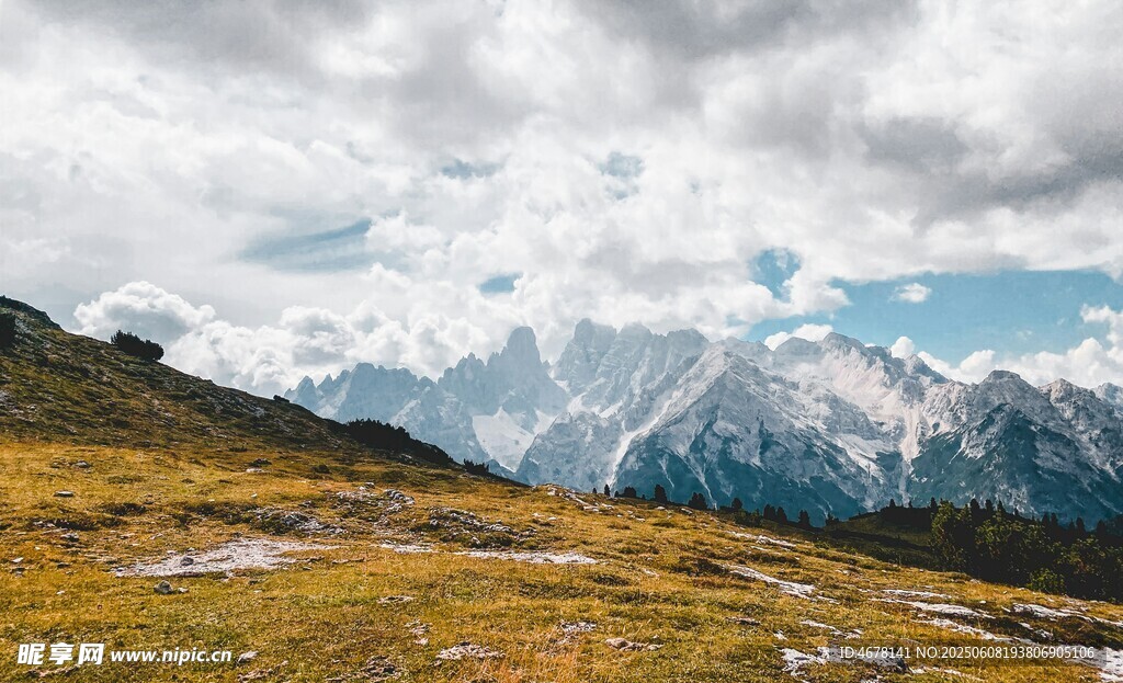 壯麗高山草原風景