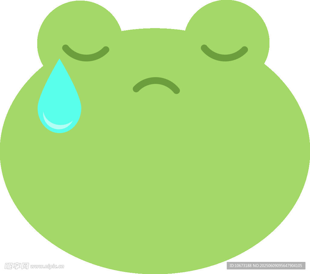 流淚的青蛙表情符號