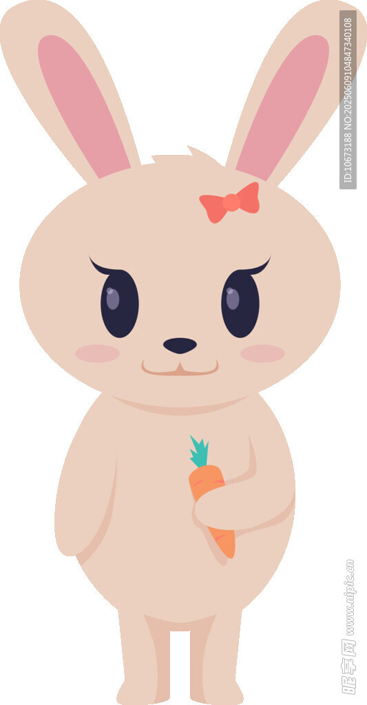 可愛(ài)卡通兔子形象