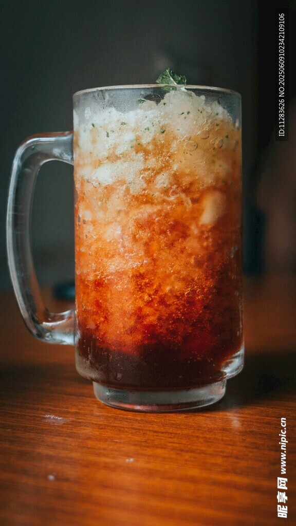漸變色彩冰飲玻璃杯