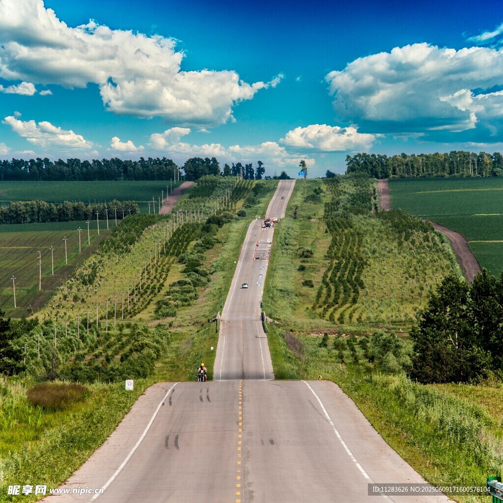 鄉村公路美景