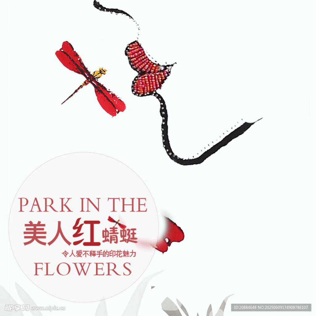 美人紅蝶