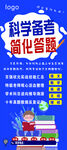 科學備考 優化策略海報