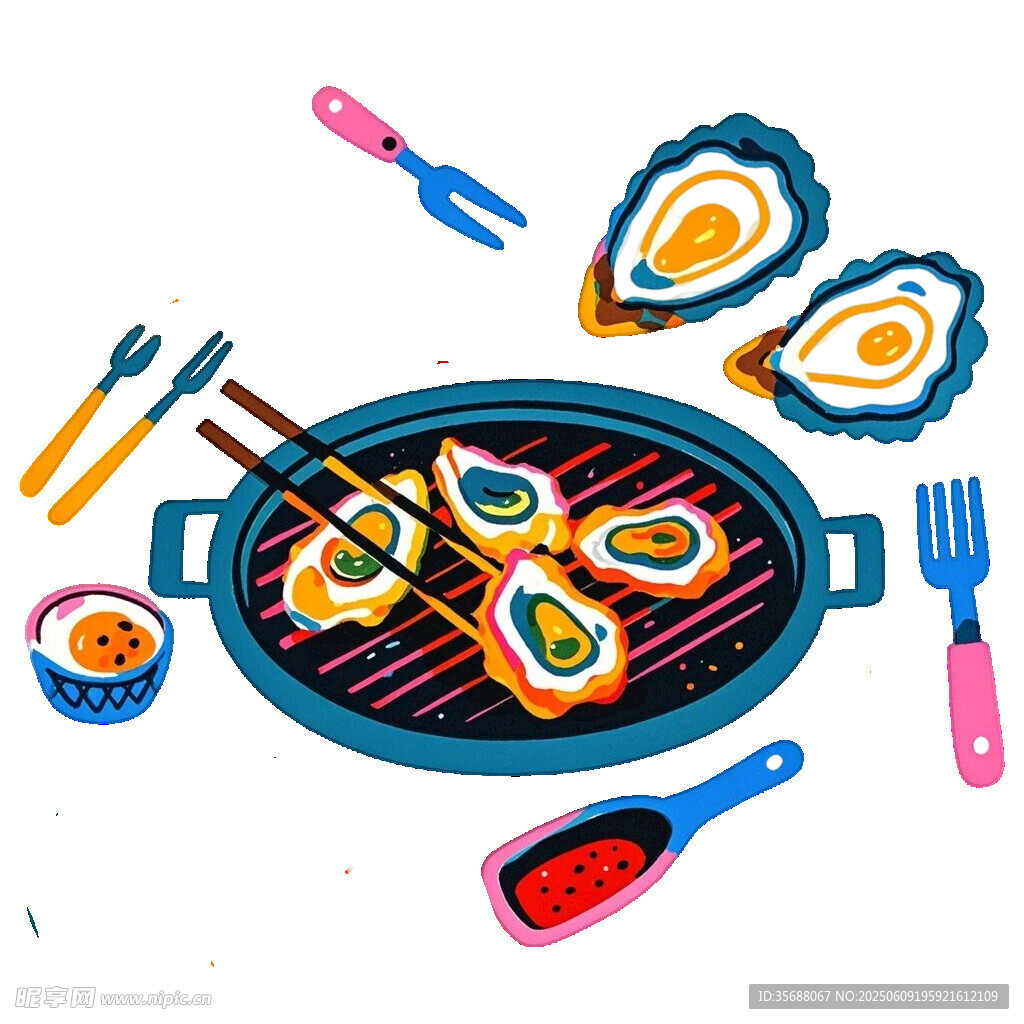 韓式美味烤肉食材與工具