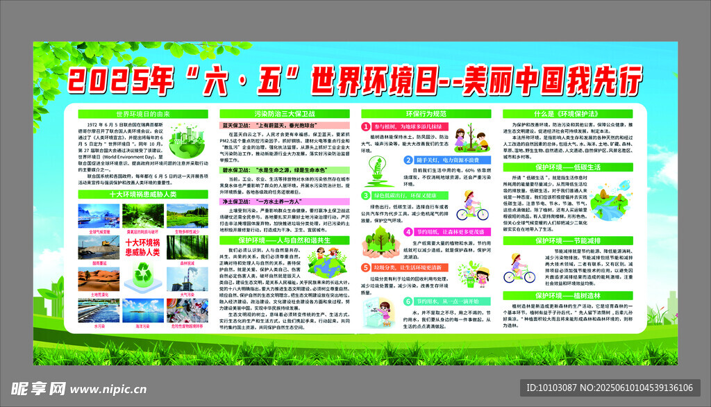 環(huán)境保護(hù)宣傳欄