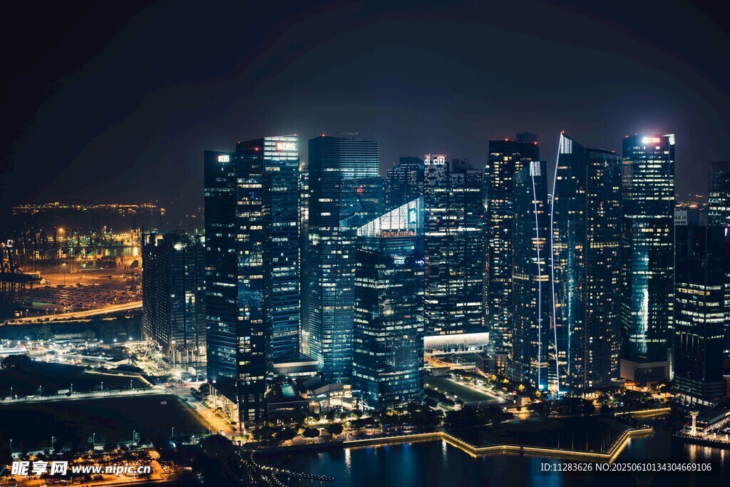 璀璨都市夜景