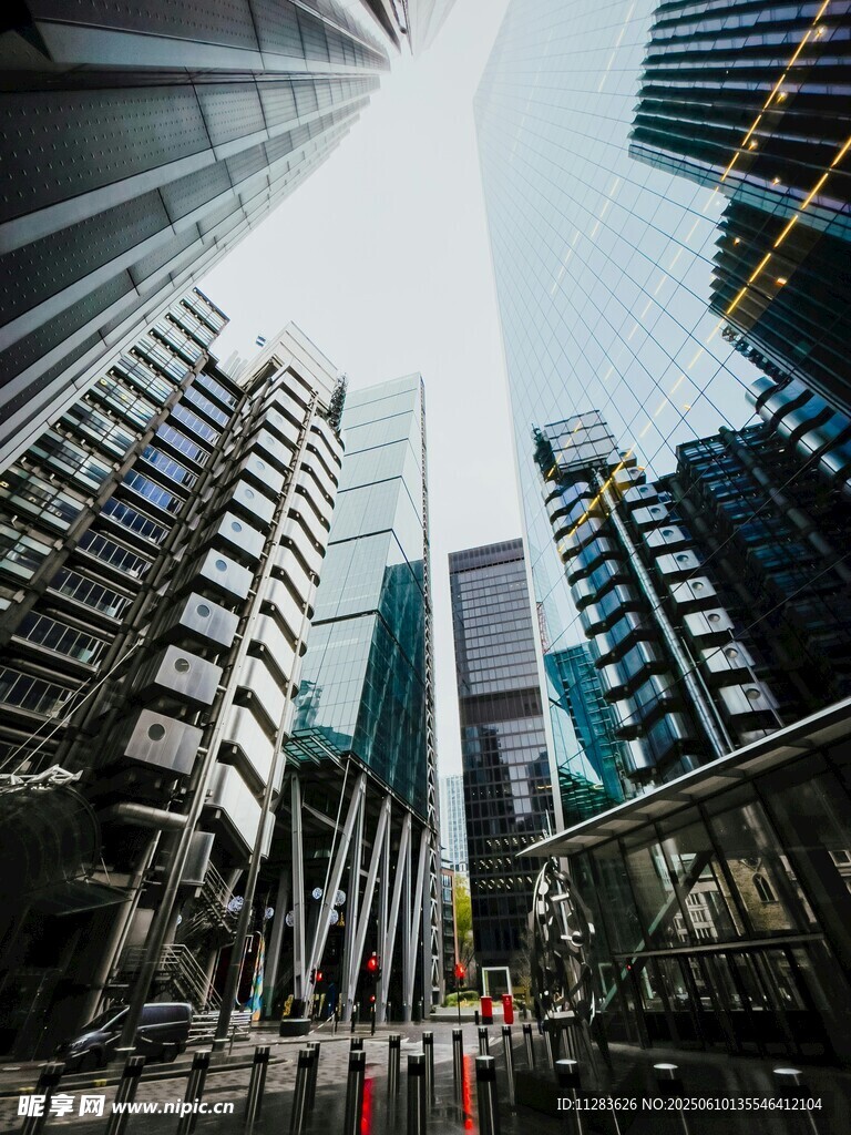 都市摩天大樓街景