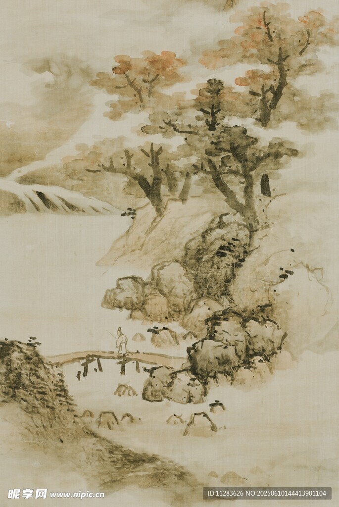古代山水行旅圖