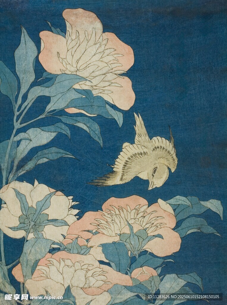 中式花卉圖案