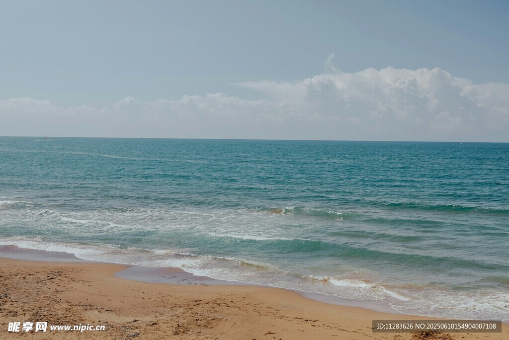 美麗海濱沙灘海景風(fēng)光