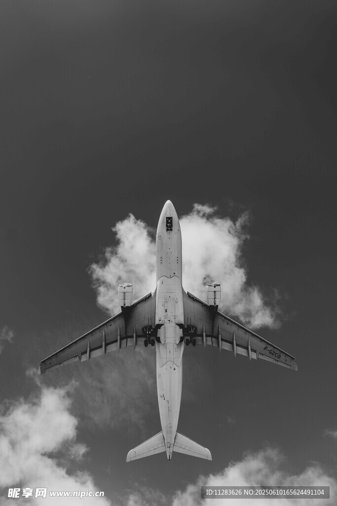 飛機(jī)翱翔于云海之上
