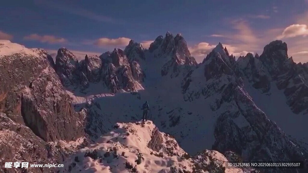 壯麗雪山美景