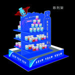 藥品陳列架展示