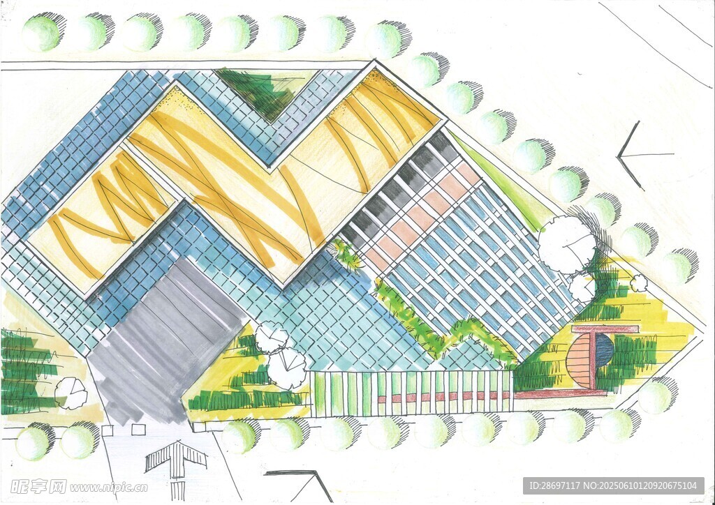 現代風格商業建筑設計圖