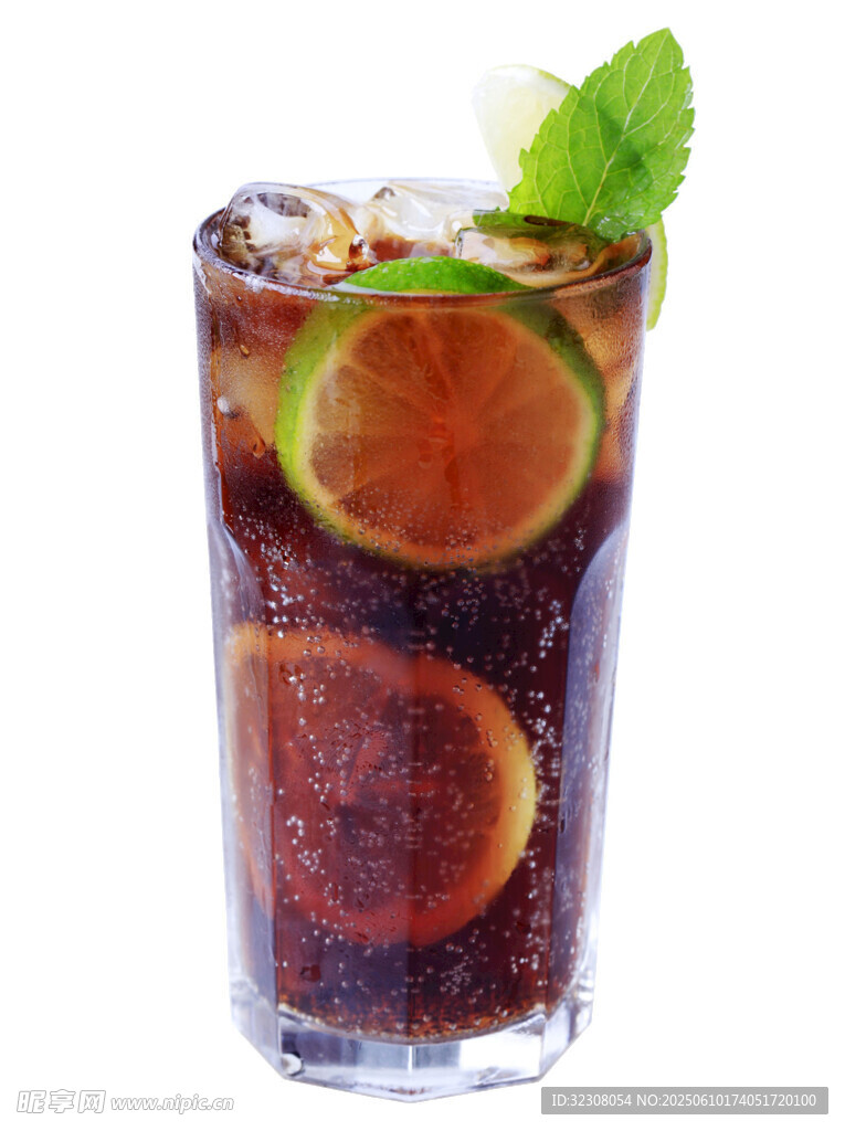 冰爽檸檬可樂飲品