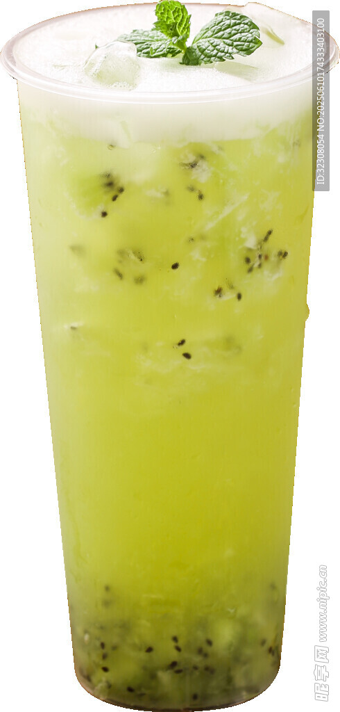 清新薄荷青檸氣泡飲品
