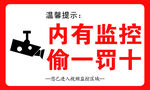 店內監控警示 偷一罰十