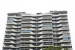 現(xiàn)代風(fēng)格波浪形高層住宅