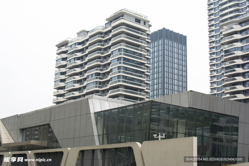 現代都市高樓建筑景觀