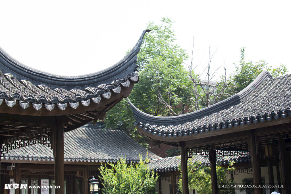 中式古典亭閣景觀