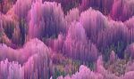 夢(mèng)幻粉紫森林景觀