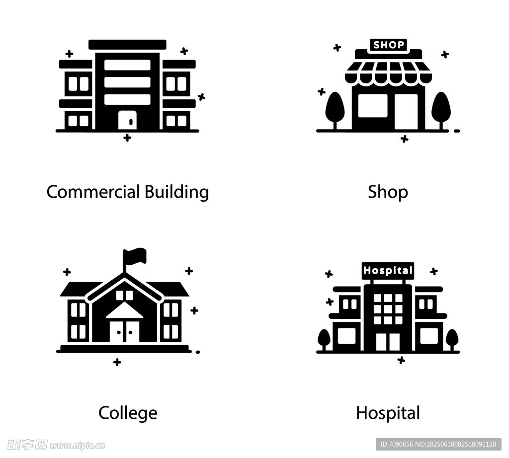 常見建筑圖標 