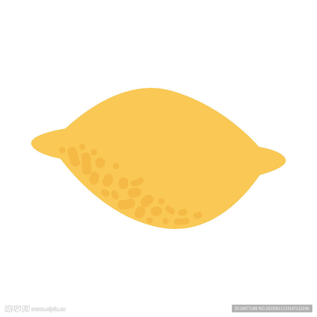 黃色檸檬插畫