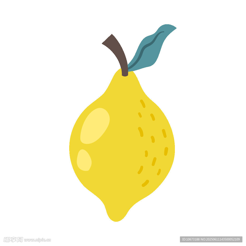 可愛(ài)卡通檸檬插畫(huà)